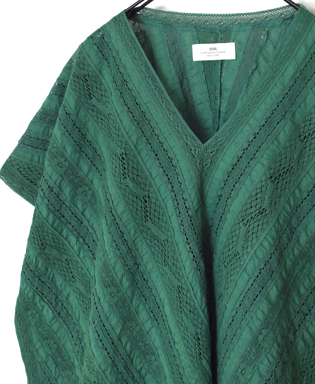NSL25063(ブラウス) VOILE LACE ALL LACE FRENCH/SL PONCHO