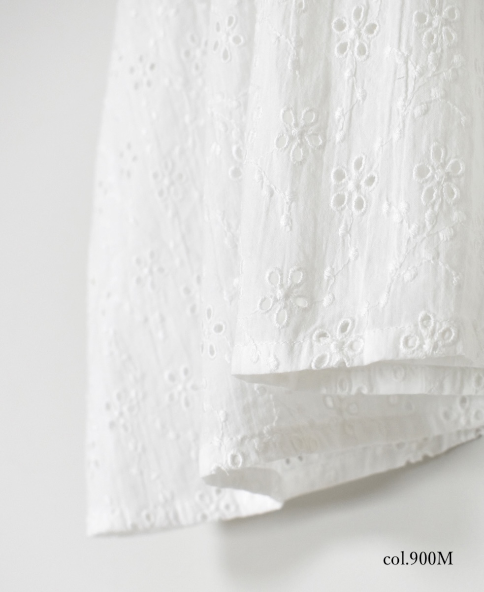 NSL25071(シャツ) ALL HEMLA FRILL CPLLAR FRENCH/SL SHIRT