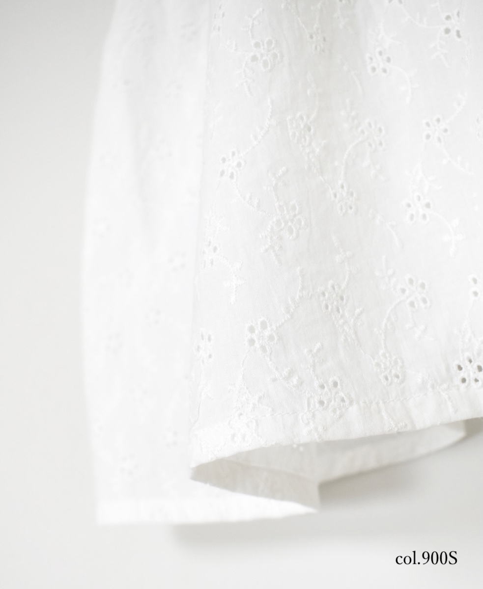NSL25071(シャツ) ALL HEMLA FRILL CPLLAR FRENCH/SL SHIRT