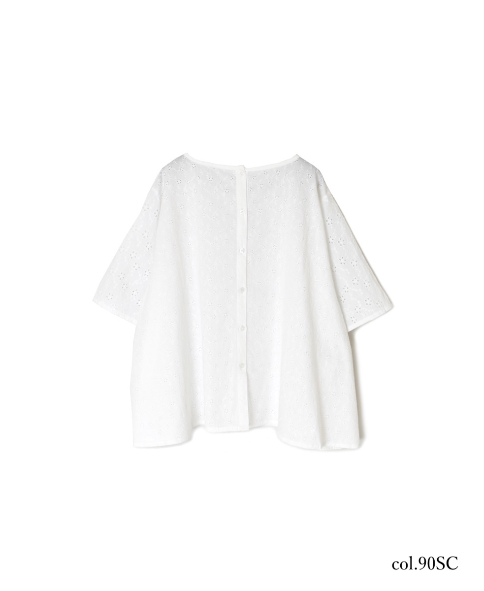 NSL25072(シャツ) ALL HEMLA PATCH WORK BACK OPENING SMOCK