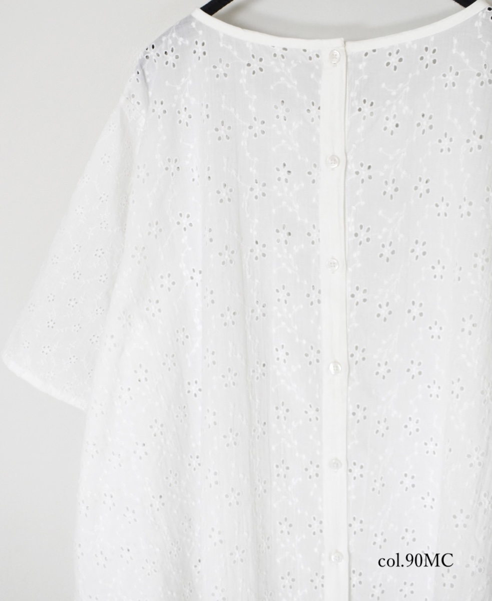 NSL25072(シャツ) ALL HEMLA PATCH WORK BACK OPENING SMOCK