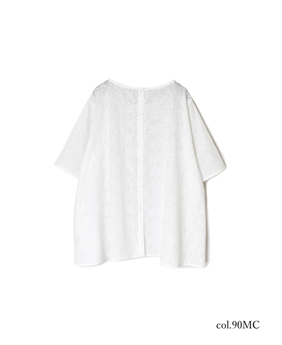 NSL25072(シャツ) ALL HEMLA PATCH WORK BACK OPENING SMOCK