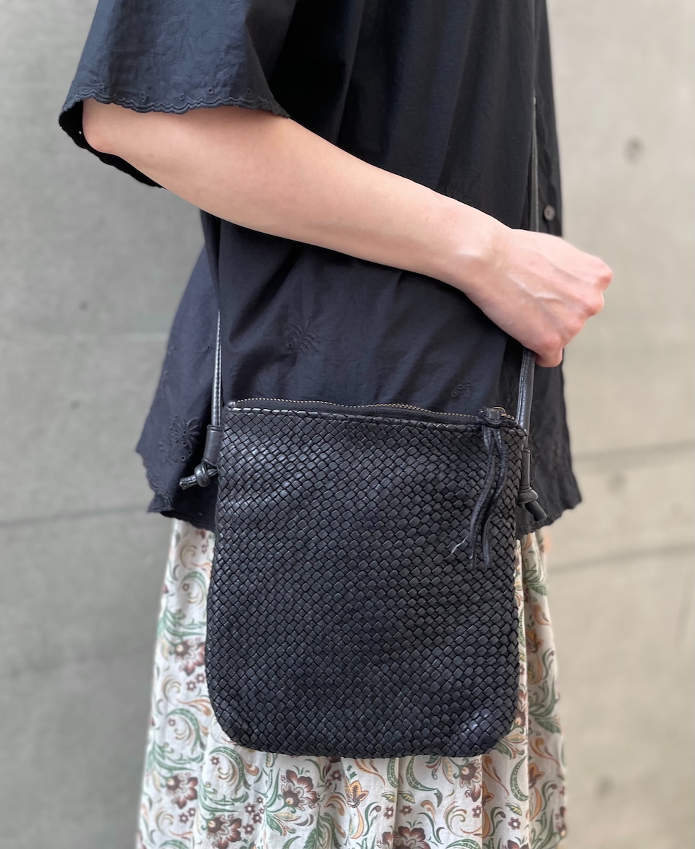 SVMDS2501C(バッグ) SMALL MESH&PLAIN COMBI SHOULDER POUCH