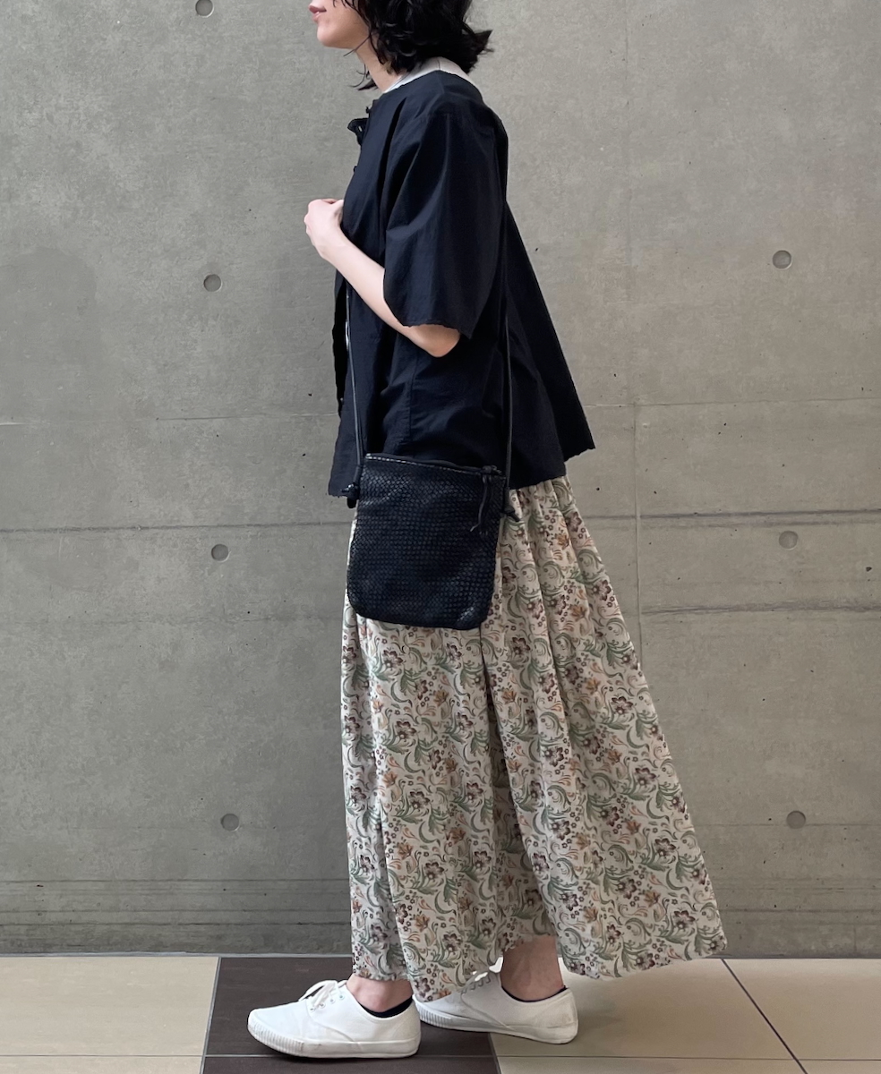 SVMDS2501C(バッグ) SMALL MESH&PLAIN COMBI SHOULDER POUCH