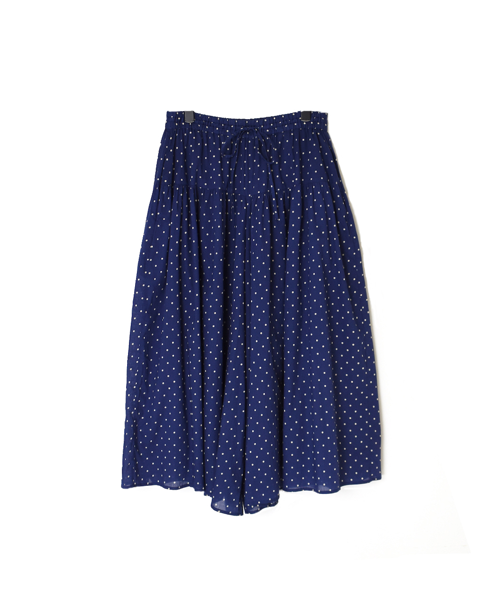 NSL24015 (キュロット) COTTON VOILE DOT PRINT CULOTTES