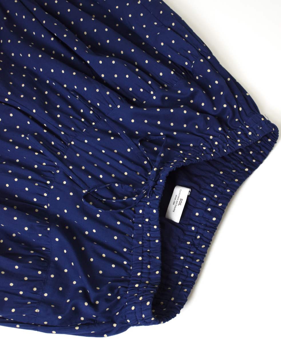 NSL24015 (キュロット) COTTON VOILE DOT PRINT CULOTTES