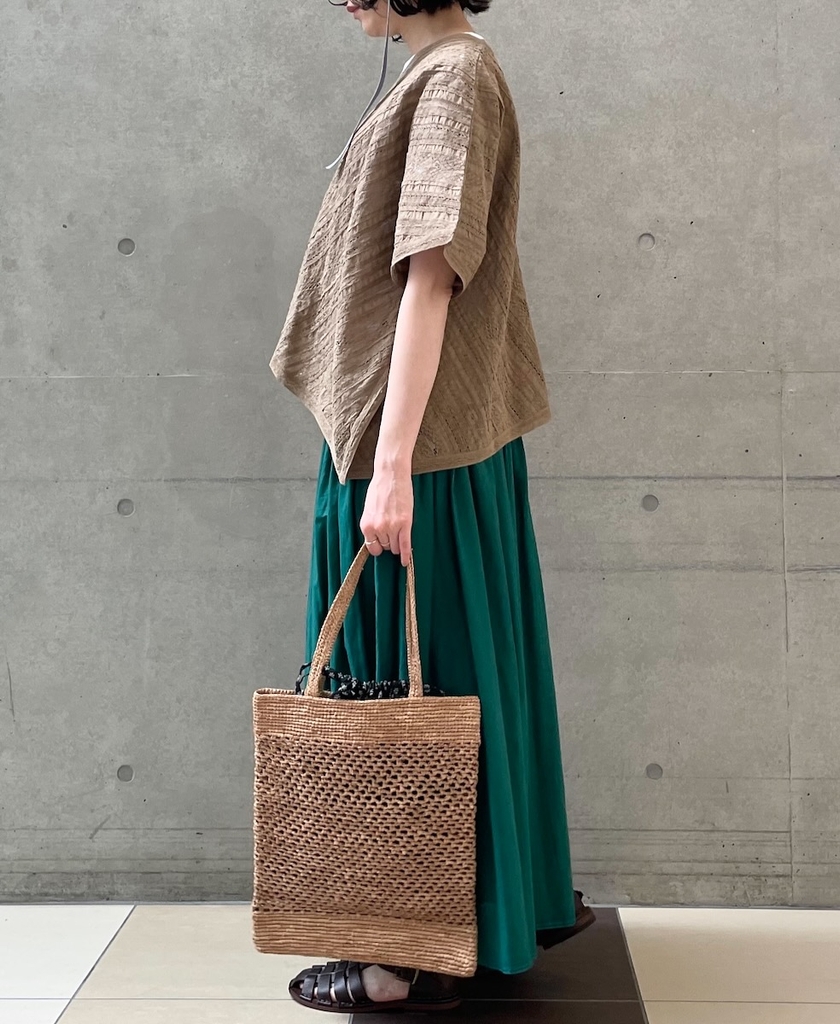 NSL23052 (ポンチョ) VOILE LACE ALL LACE PONCHO