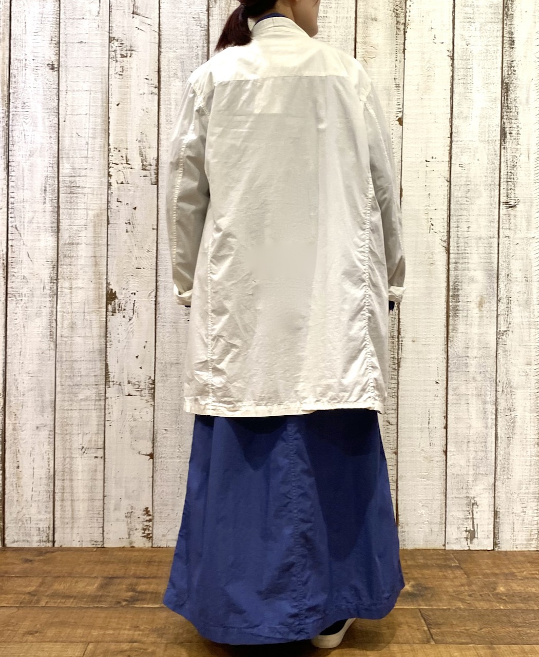INHT2431CP(ジャケット) 60s COTTON POPLIN OVERDYE STAND COLLAR DOUBLE BREAST JACKET