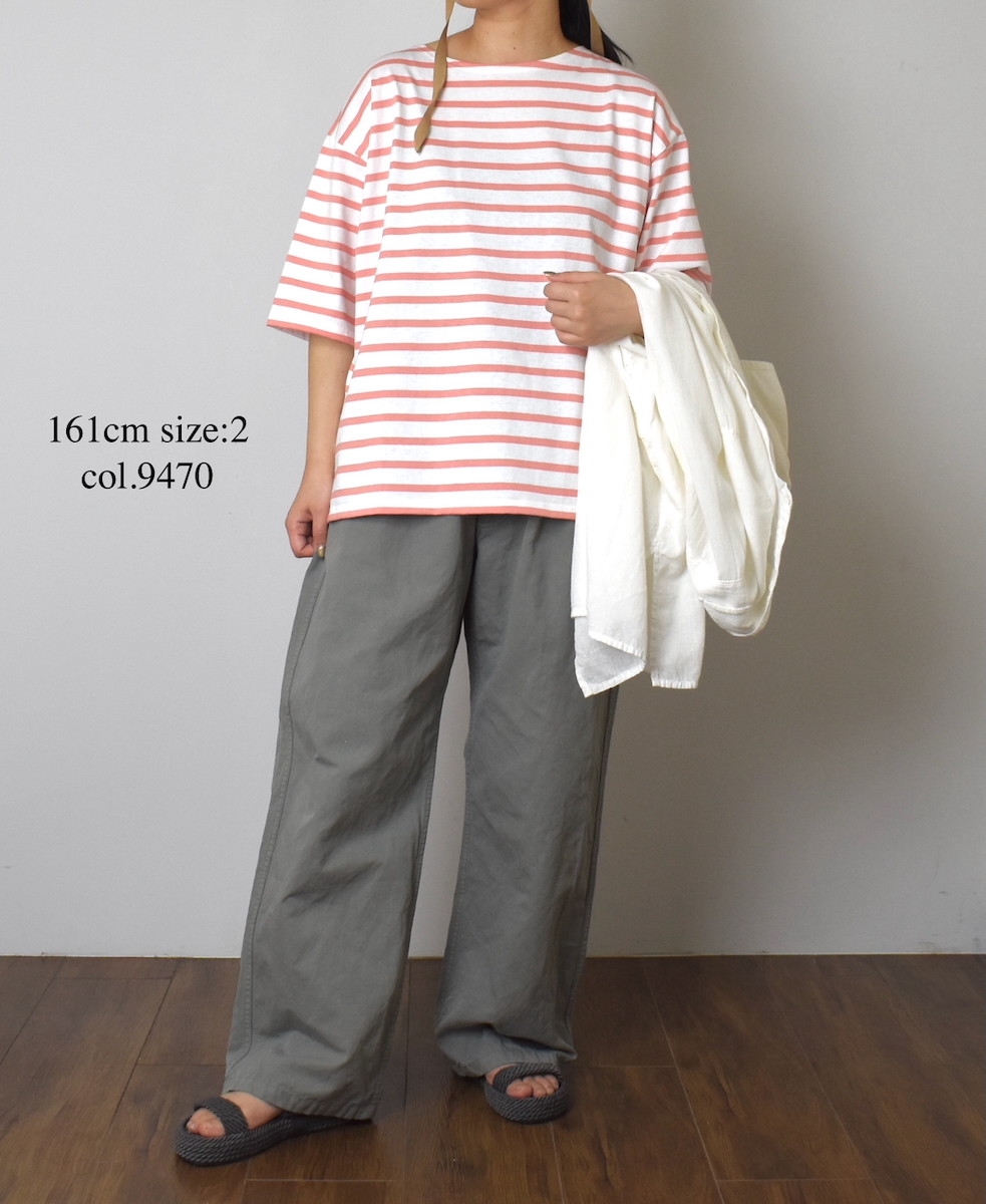 NAM1203KCL (パンツ) COTTON LINEN ONE-TUCK PANTS