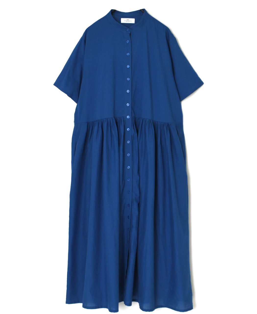 NSL25034(ワンピース) 60s CAMBRIC PLAIN BANDED COLLAR DRESS