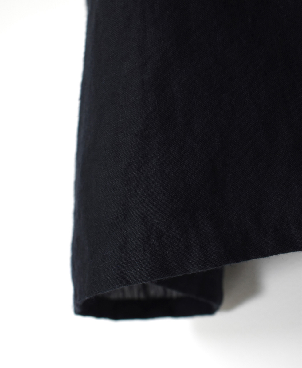 INSL25201(プルオーバー) 60s LINEN PLAIN FRENCH/SL V-NECK PULLOVER WITH PINTUCK