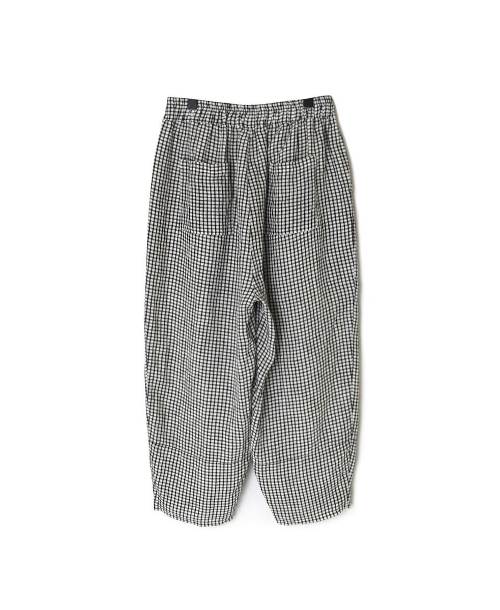 INSL25216(パンツ) 60s LINEN CHECK EASY PANTS