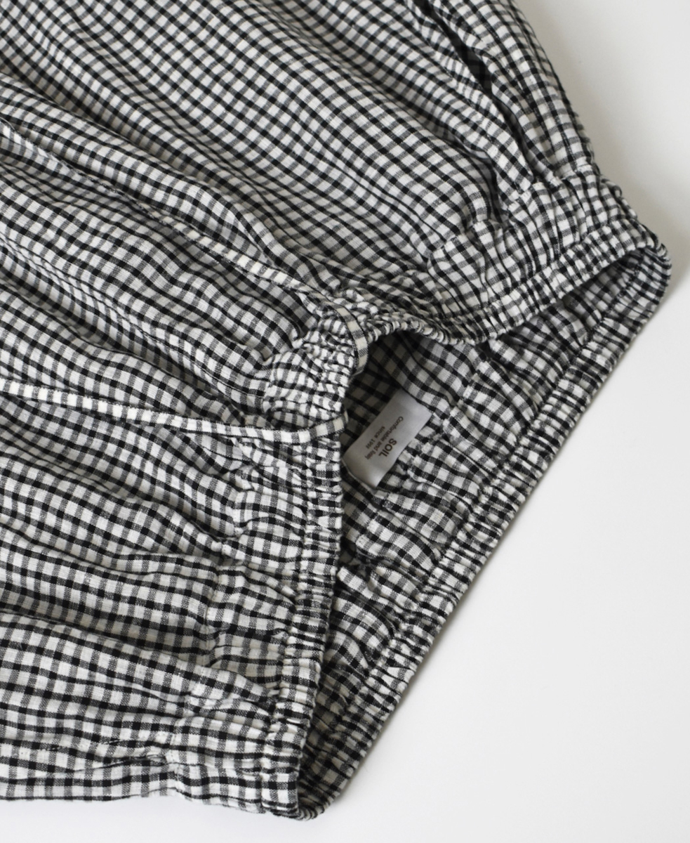 INSL25216(パンツ) 60s LINEN CHECK EASY PANTS