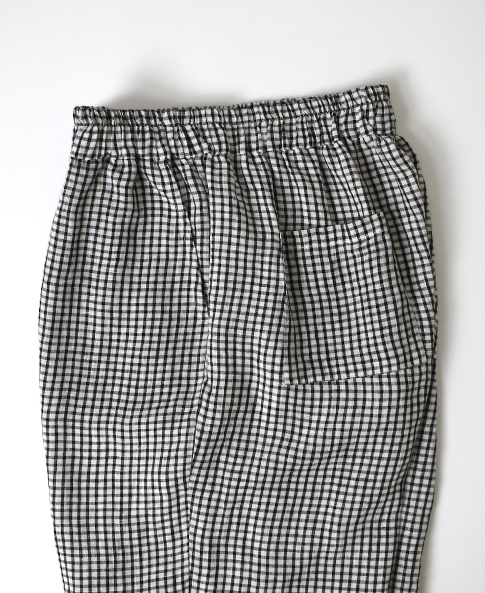 INSL25216(パンツ) 60s LINEN CHECK EASY PANTS
