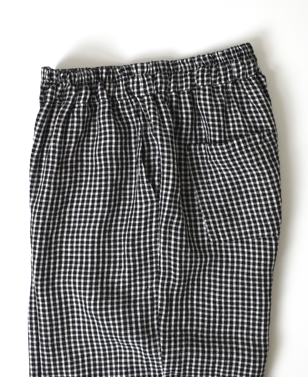 INSL25216(パンツ) 60s LINEN CHECK EASY PANTS