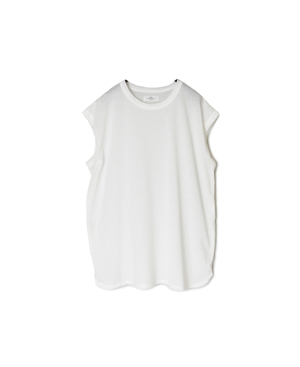 GNSL25053(Tシャツ) GEORETTE JERSEY FRENCH/SL LONG SHIRT