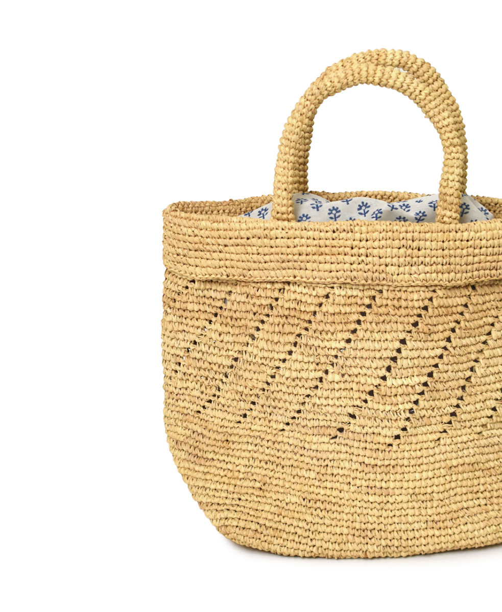 ●ANMDS2301 (バッグ) RAFFIA M BAG (COMBI)