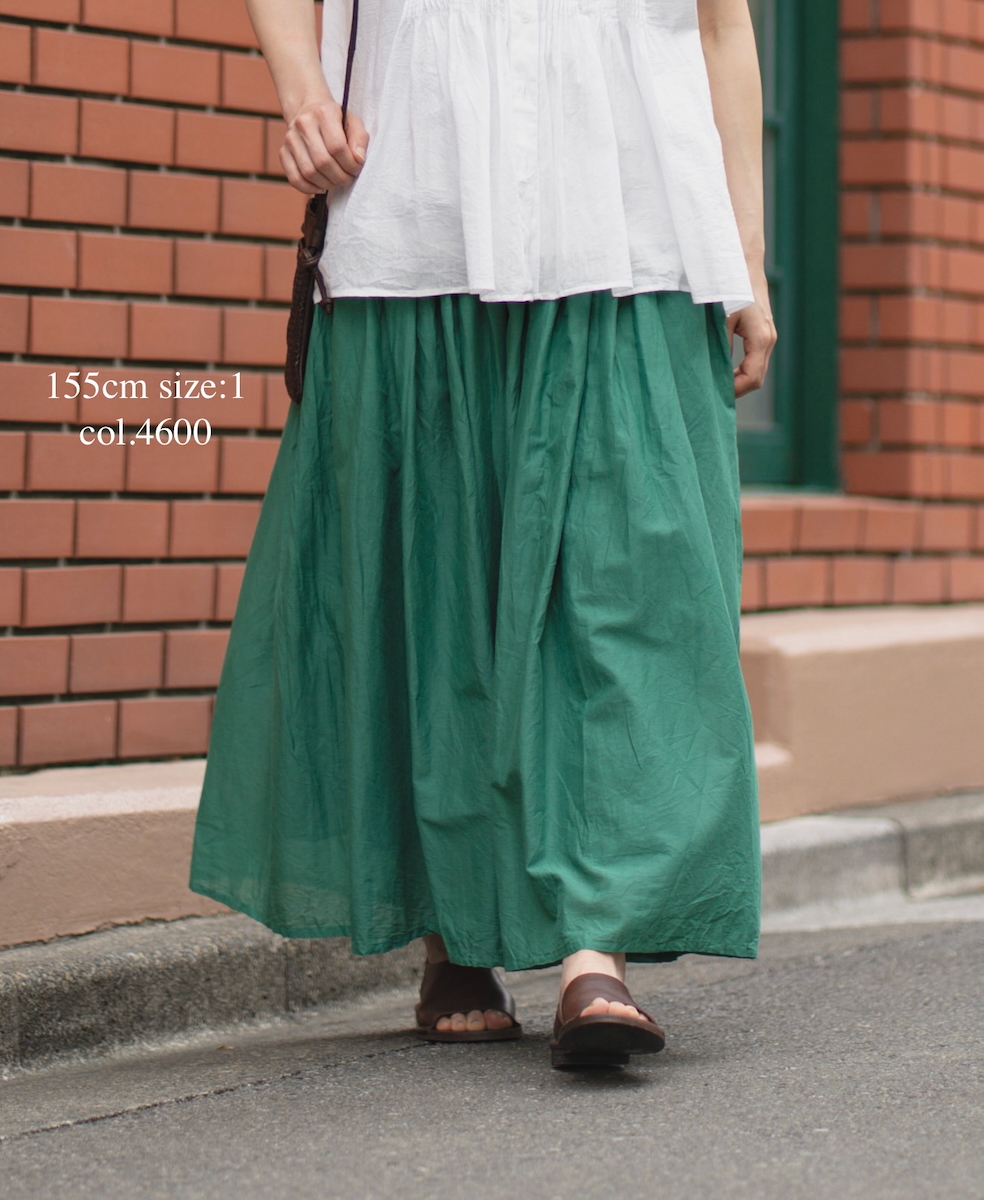 NSL25064(スカート) VOIL LACE GATHERED SKIRT