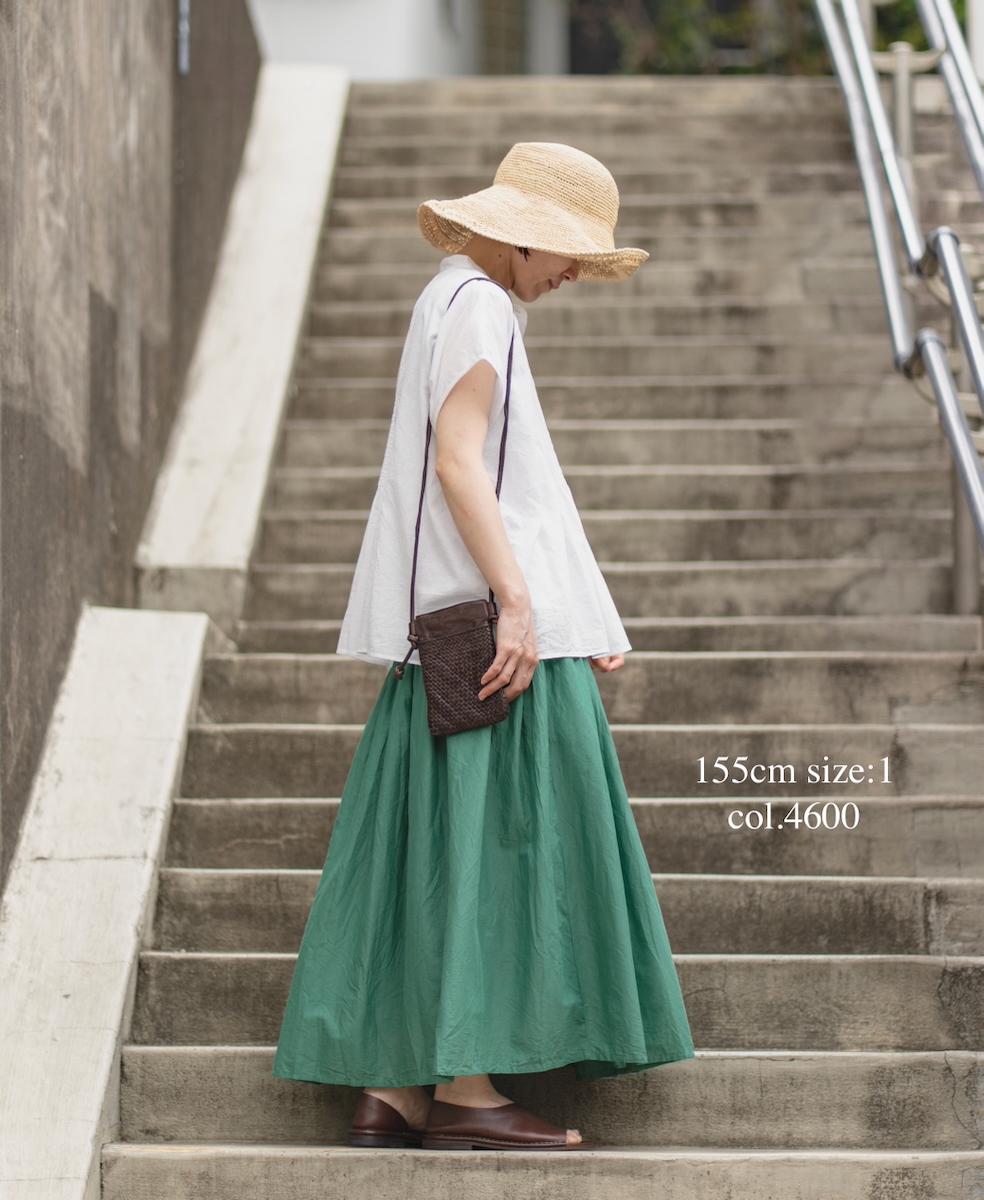 NSL25064(スカート) VOIL LACE GATHERED SKIRT