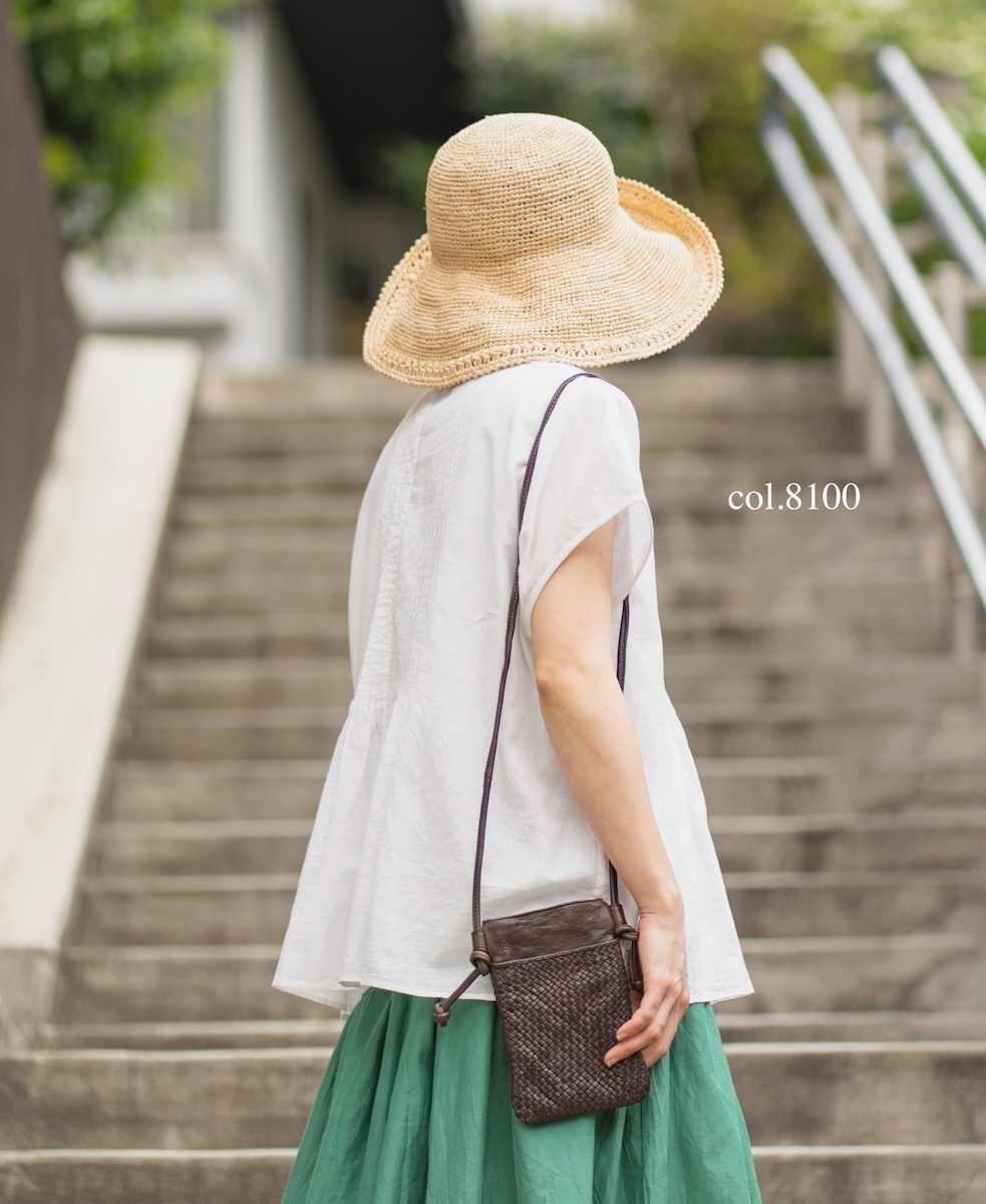 ●ANMDS2312 (帽子) RAFFIA HAT BRIM 12cm
