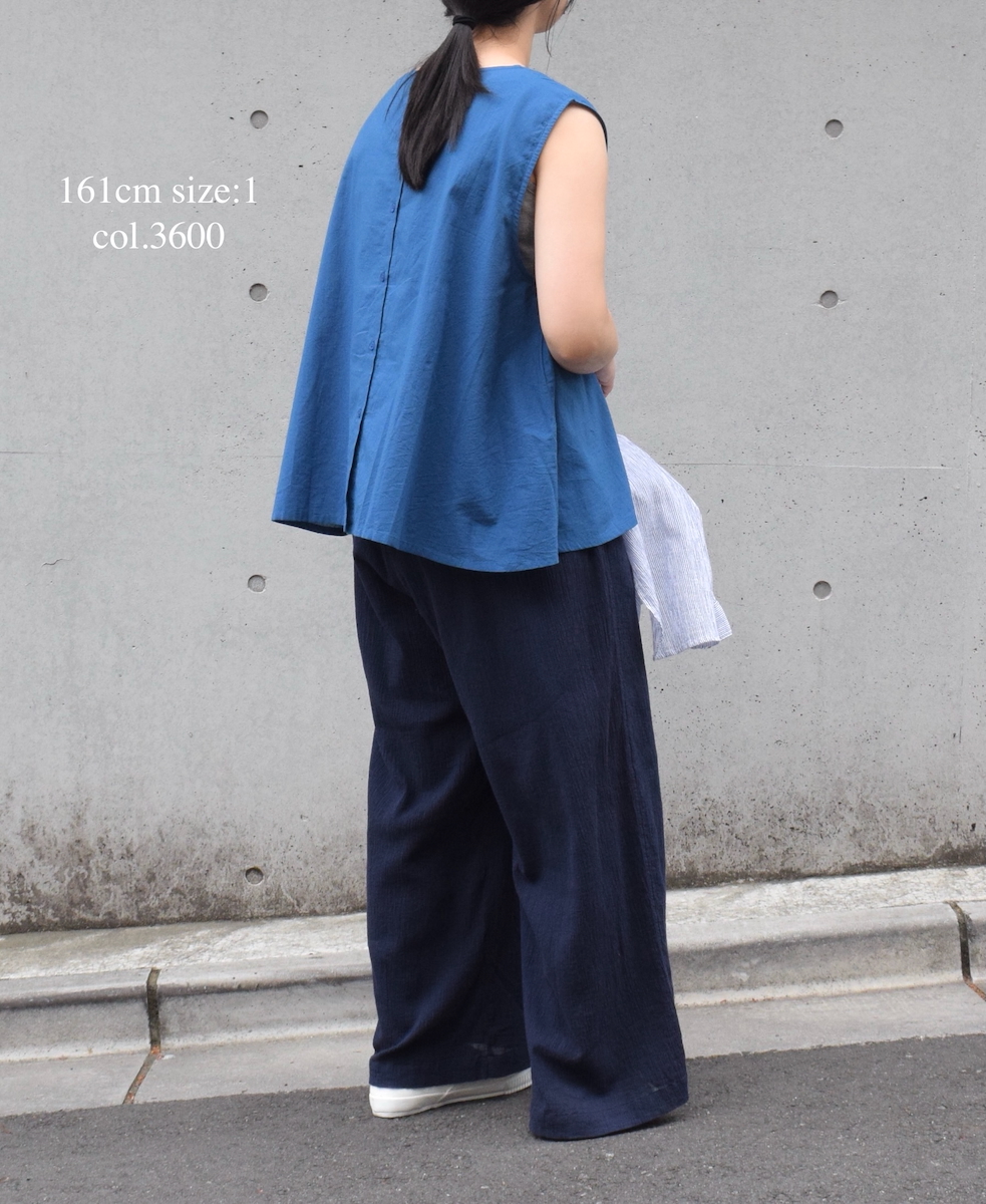 NSL25032(シャツ) 60s CAMBRIC PLAIN BACK OPENING NO/SL SMOCK