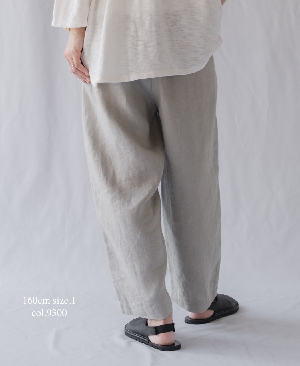 ●GNMDS2501NLT(パンツ) LINEN TWILL 2TUCK TAPERED EASY PANTS