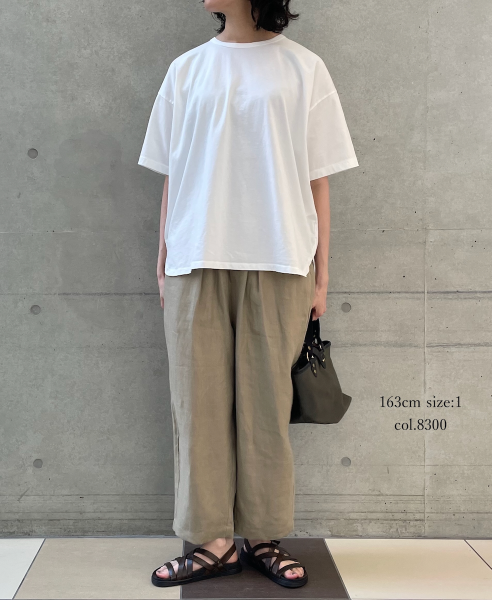●GNMDS2501NLT(パンツ) LINEN TWILL 2TUCK TAPERED EASY PANTS