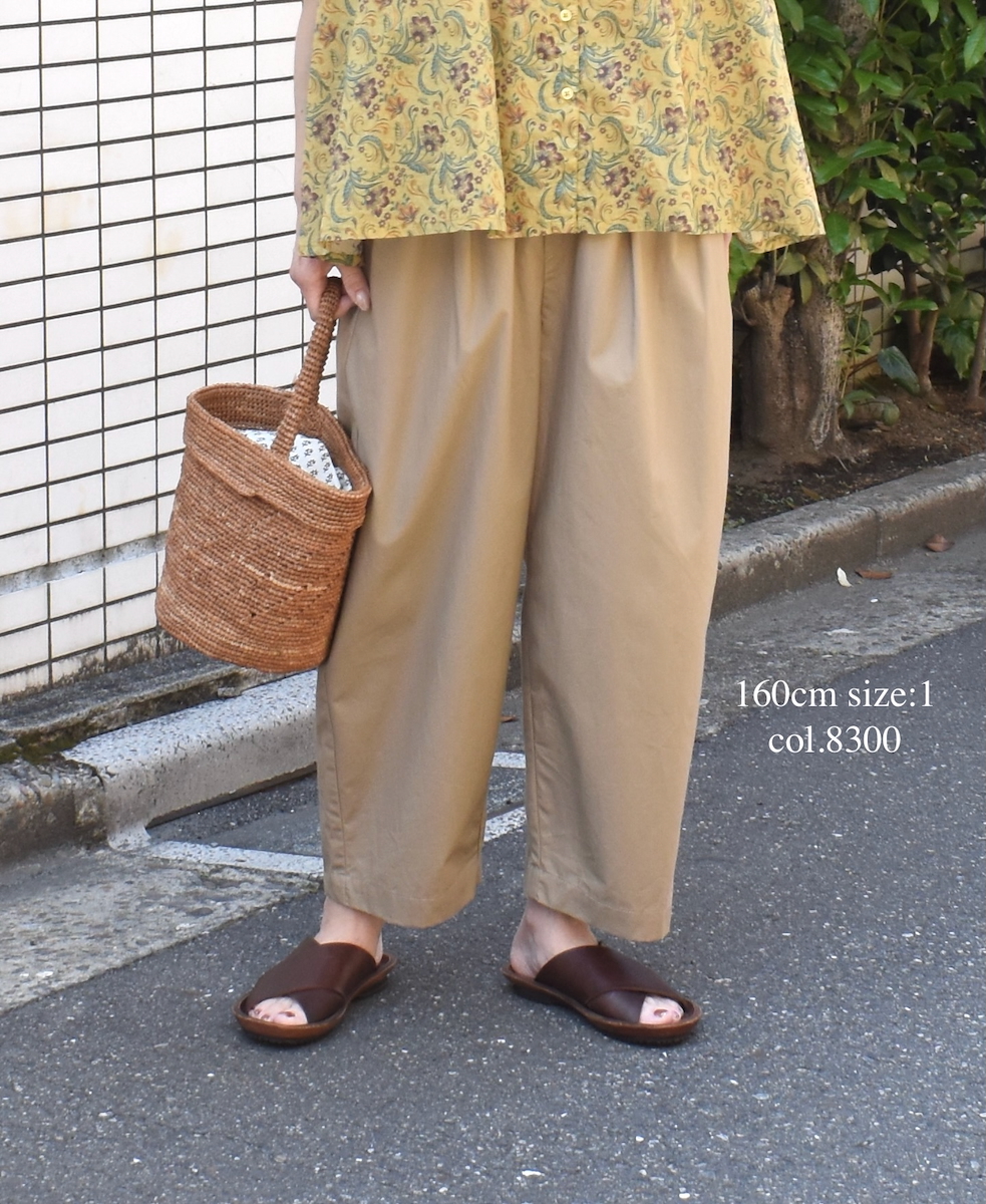GNMDS2501CW(パンツ) COTTON DYED WEATHER 2TUCK TAPERED EASY PANTS