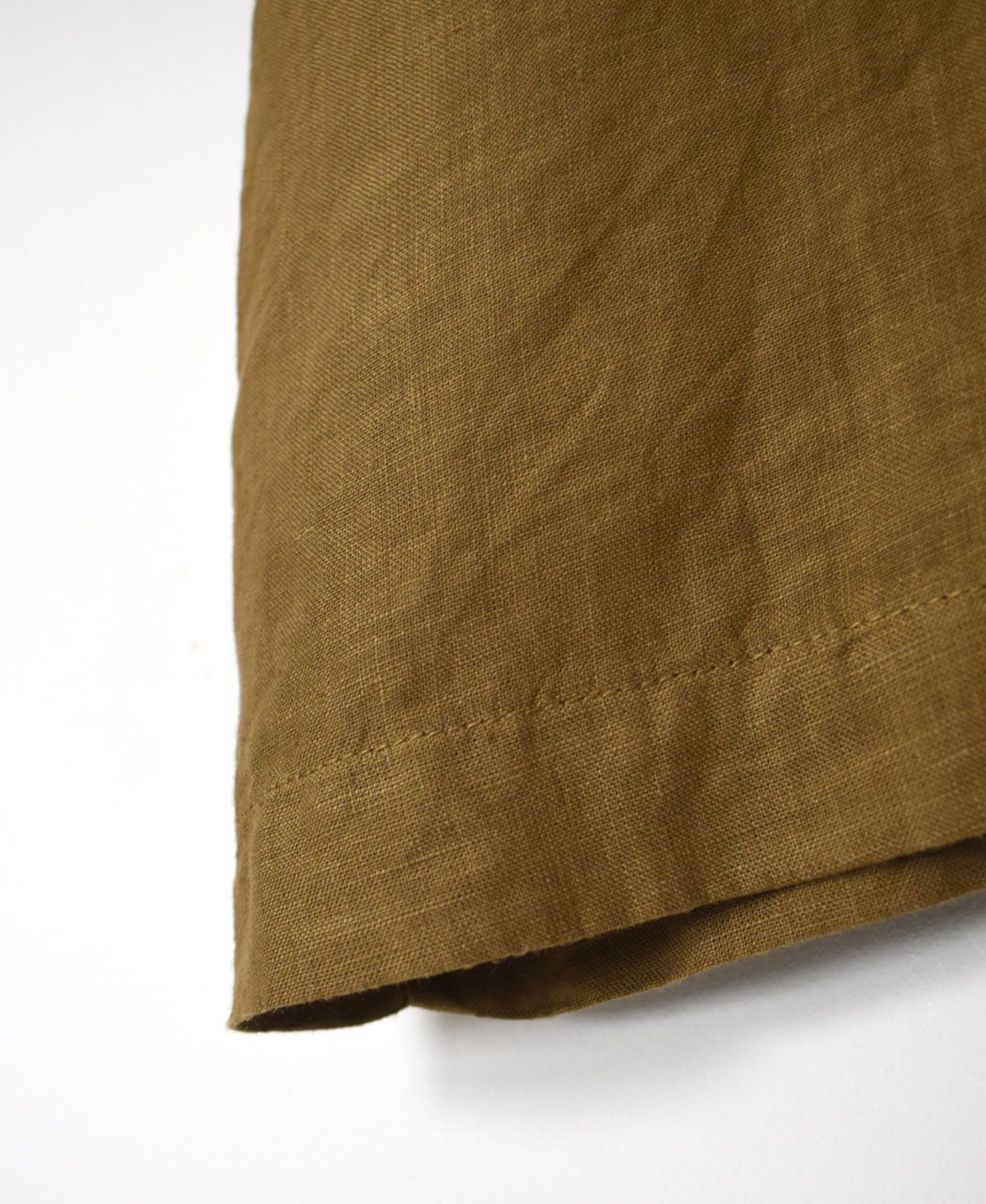 ●NAM1631LP (シャツ) LINEN PLAIN BOAT NECK S/SL SHIRT