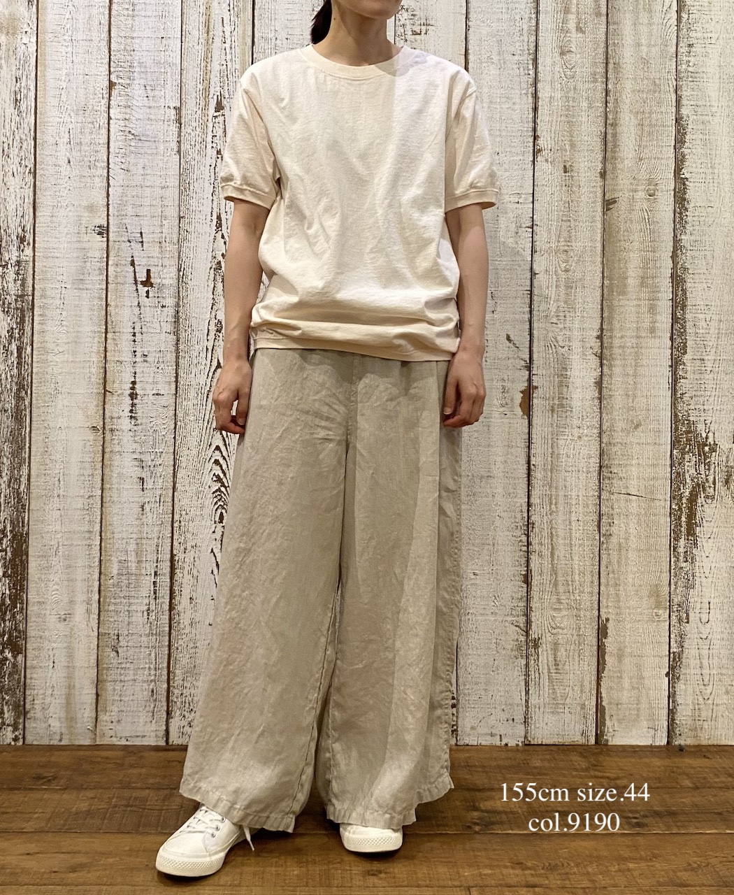 ●LNHT1713L (パンツ) LINEN PLAIN EASY PANTS