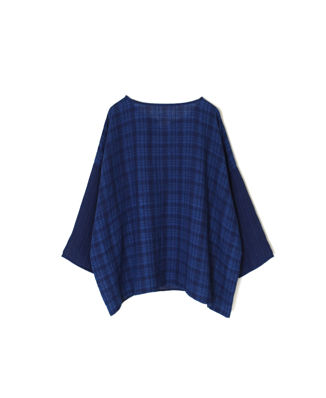 INMDS25123(スモック) YARN DYE NATURAL INDIGO DROP SHOULDER SMOCK