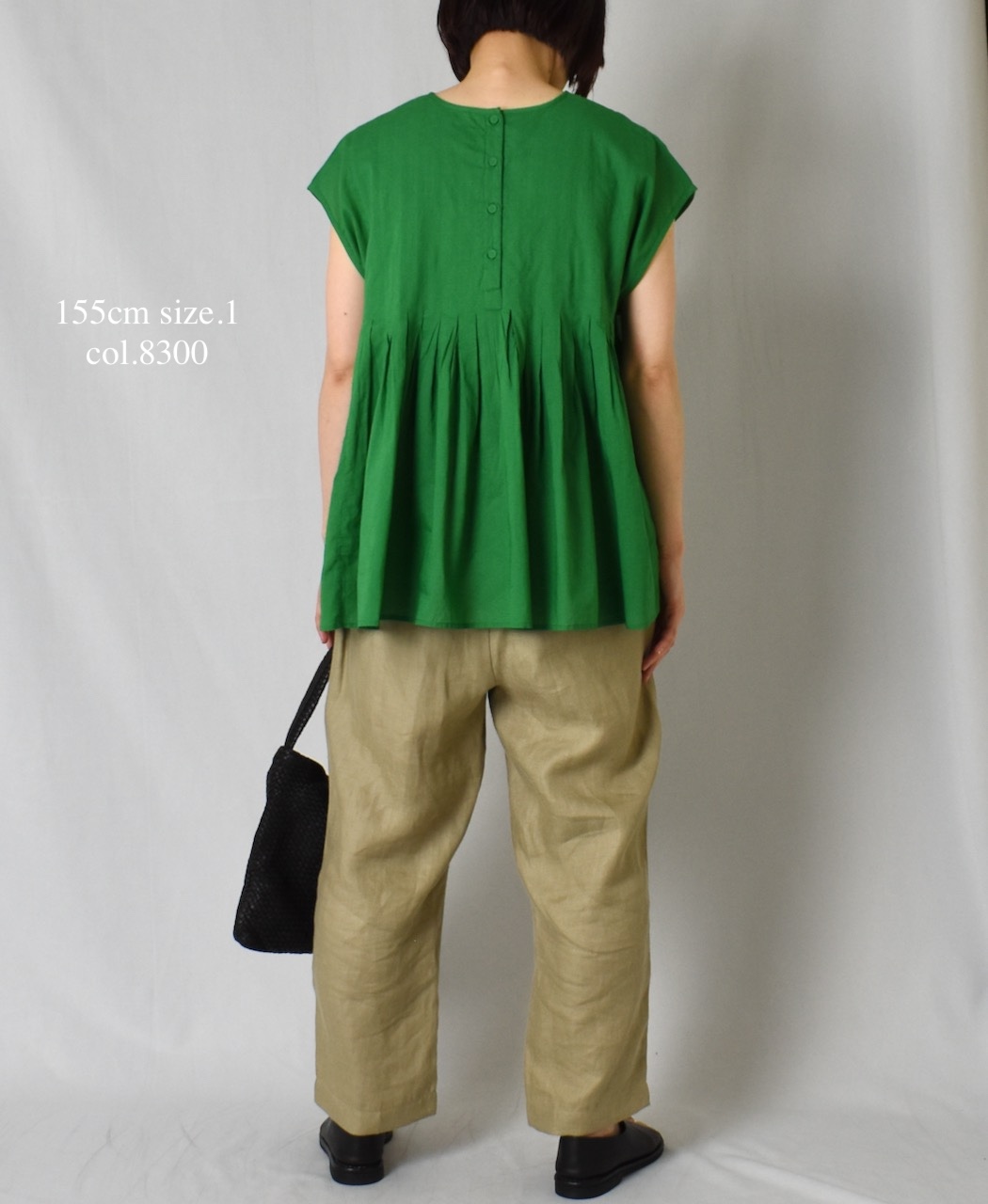 ●GNMDS2501NLT(パンツ) LINEN TWILL 2TUCK TAPERED EASY PANTS