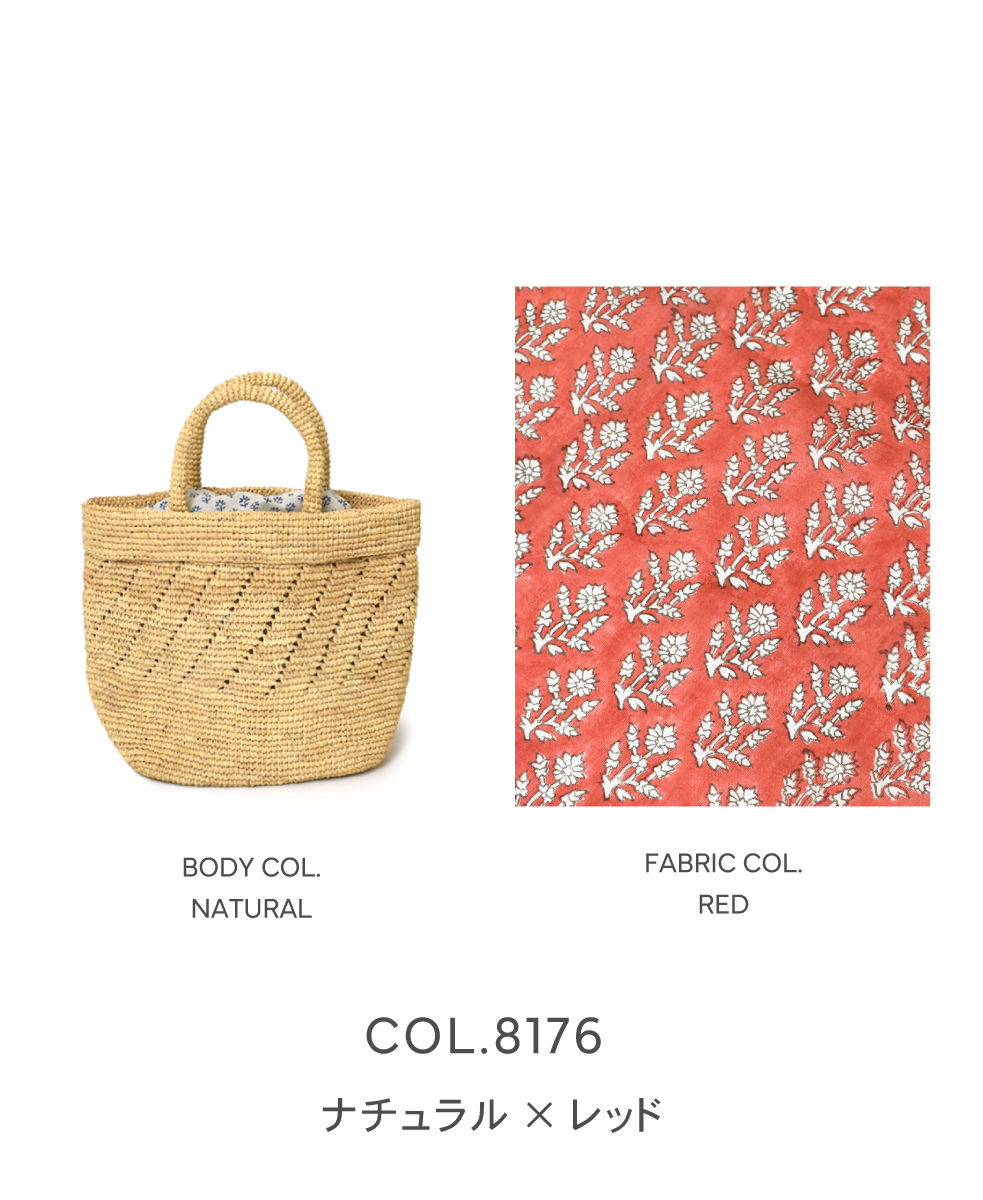 ●ANMDS2301 (バッグ) RAFFIA M BAG (COMBI)