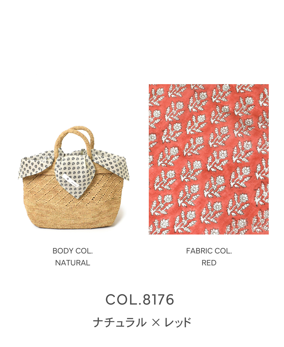 ●ANMDS2211 (バッグ) RAFFIA BAG (COMBI)