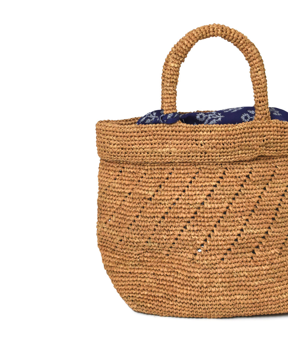 ●ANMDS2301 (バッグ) RAFFIA M BAG (COMBI)
