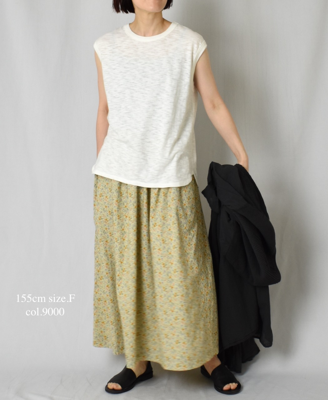 ●GNSL24042 (Tシャツ) SLUB VINTAGE CREW-NECK FRENCH/SL SHIRT