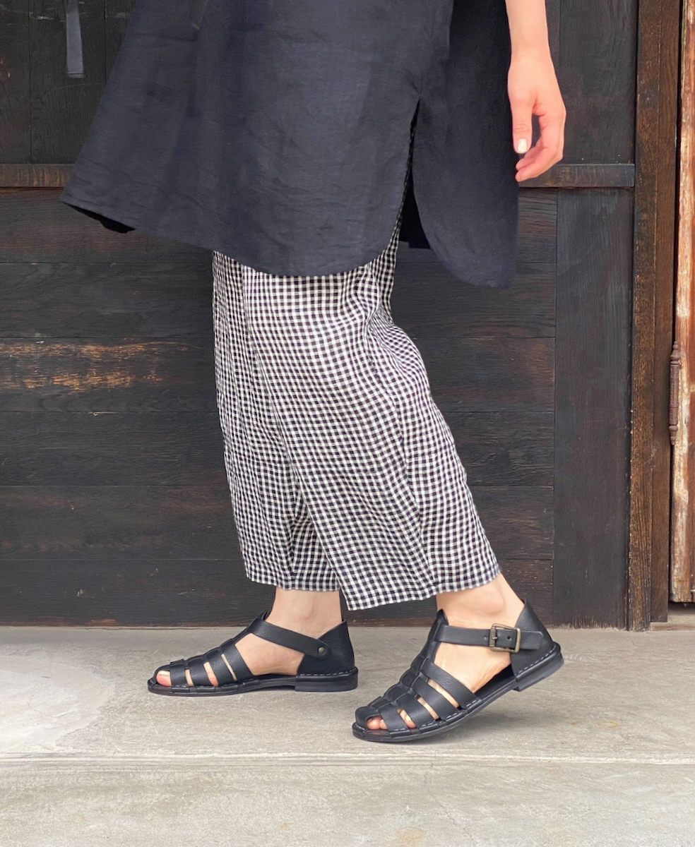 INSL25216(パンツ) 60s LINEN CHECK EASY PANTS