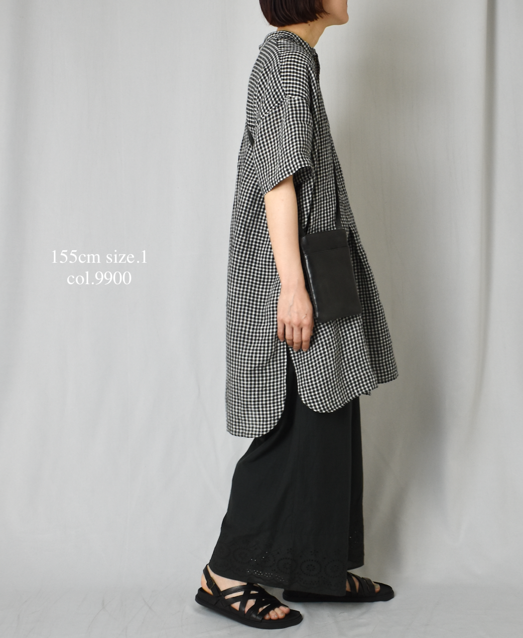 ●INSL23224 (パンツ) 80s VOILE PLAIN WITH CUT WORK LACE EASY PANTS