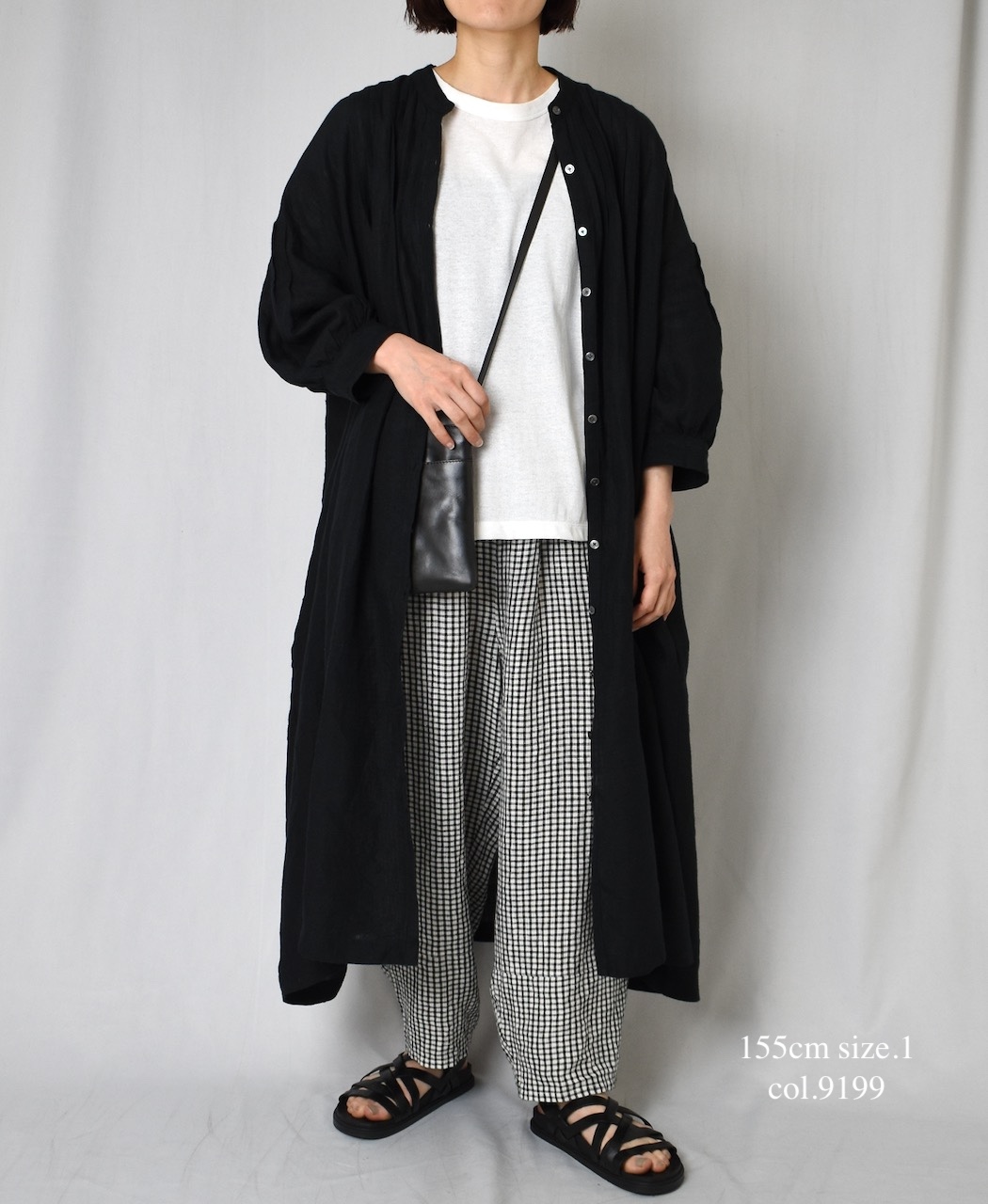 INSL25216(パンツ) 60s LINEN CHECK EASY PANTS
