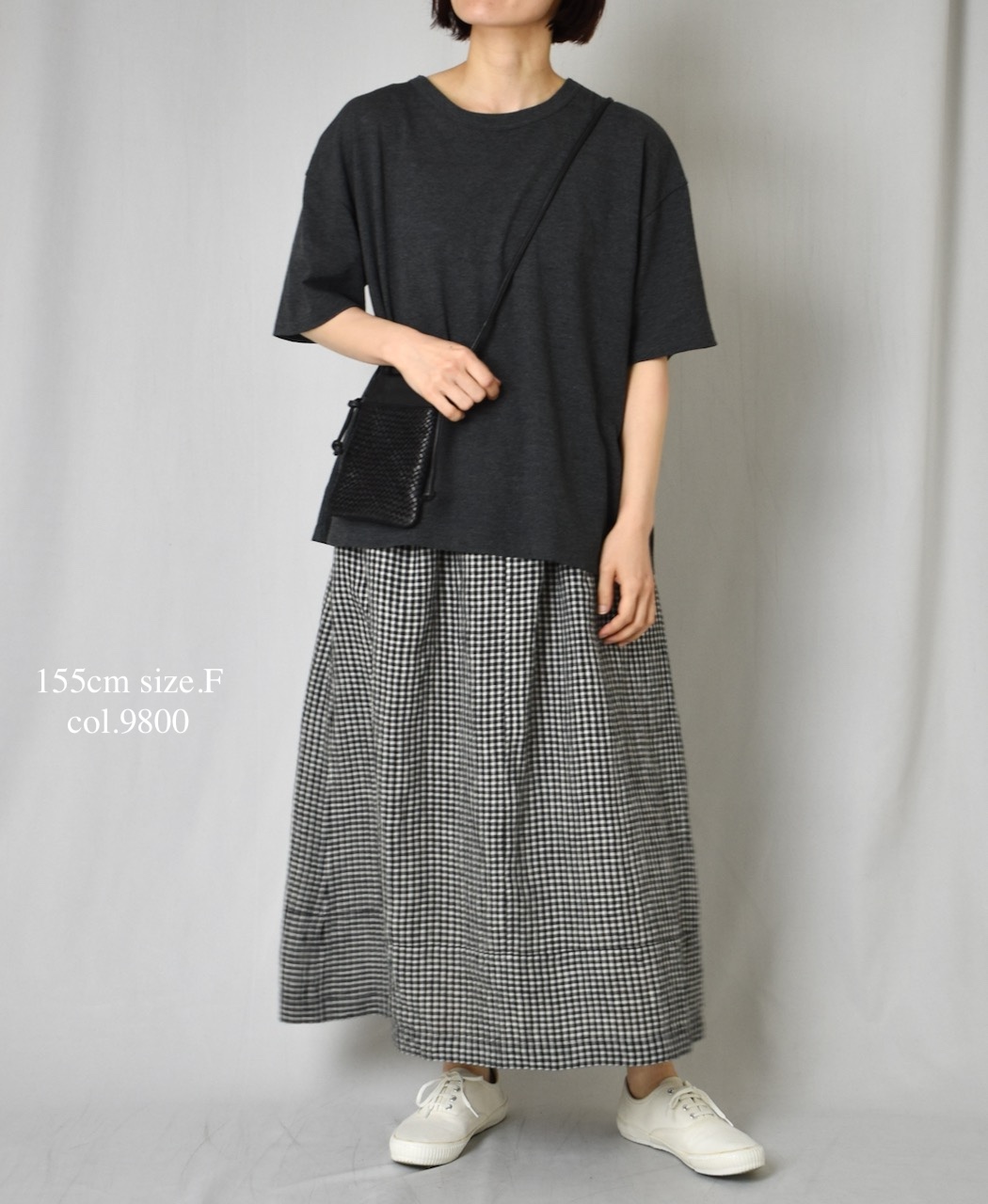 GNSL25052(Tシャツ) GEORETTE JERSEY CREW-NECK T-SHIRT