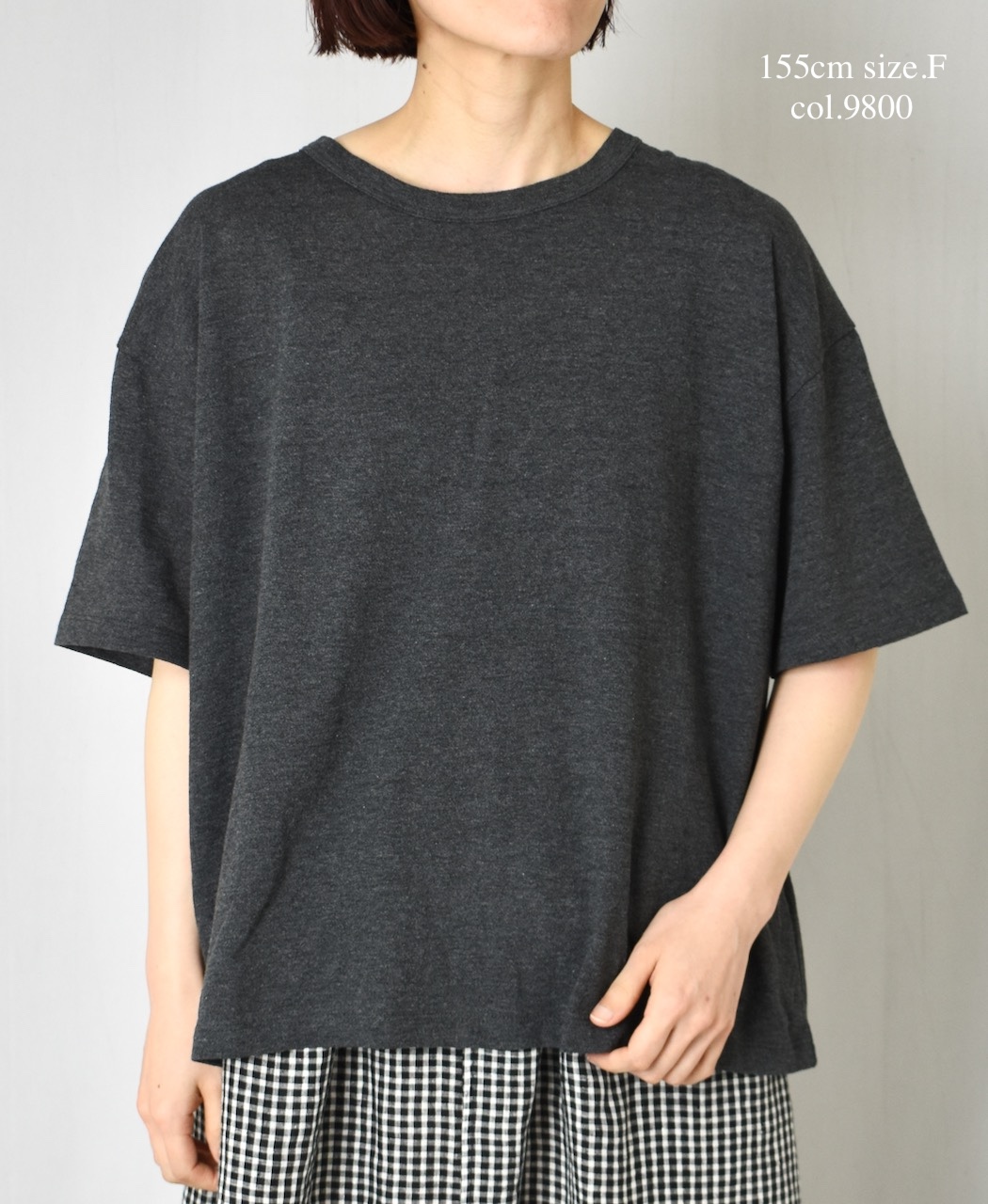 GNSL25052(Tシャツ) GEORETTE JERSEY CREW-NECK T-SHIRT