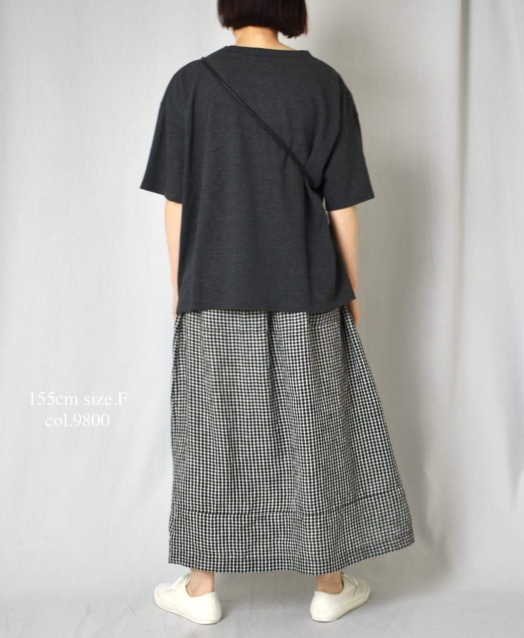 GNSL25052(Tシャツ) GEORETTE JERSEY CREW-NECK T-SHIRT