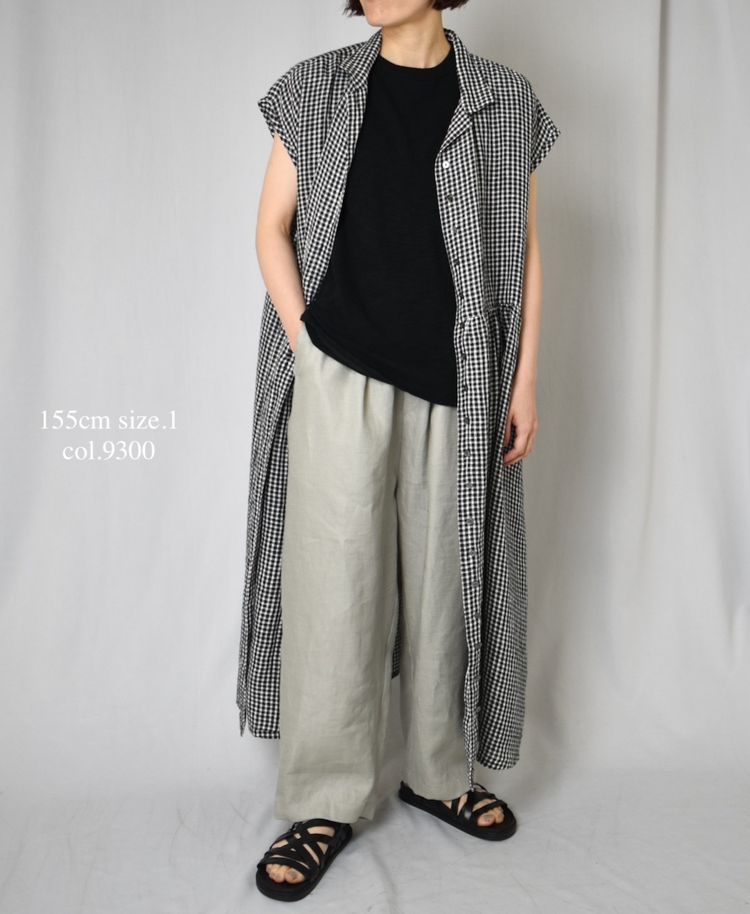 ●GNMDS2501NLT(パンツ) LINEN TWILL 2TUCK TAPERED EASY PANTS