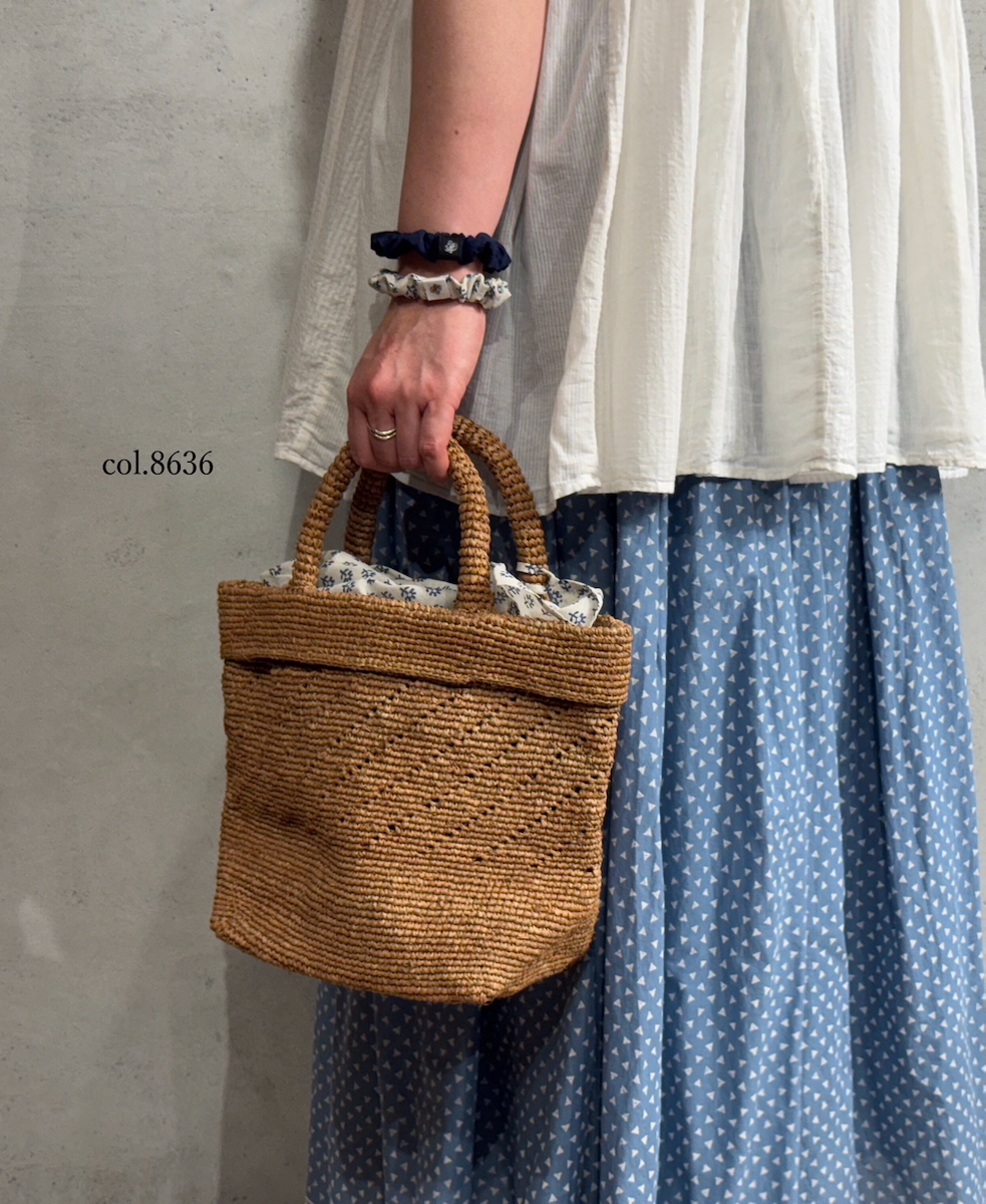 ●ANMDS2301 (バッグ) RAFFIA M BAG (COMBI)