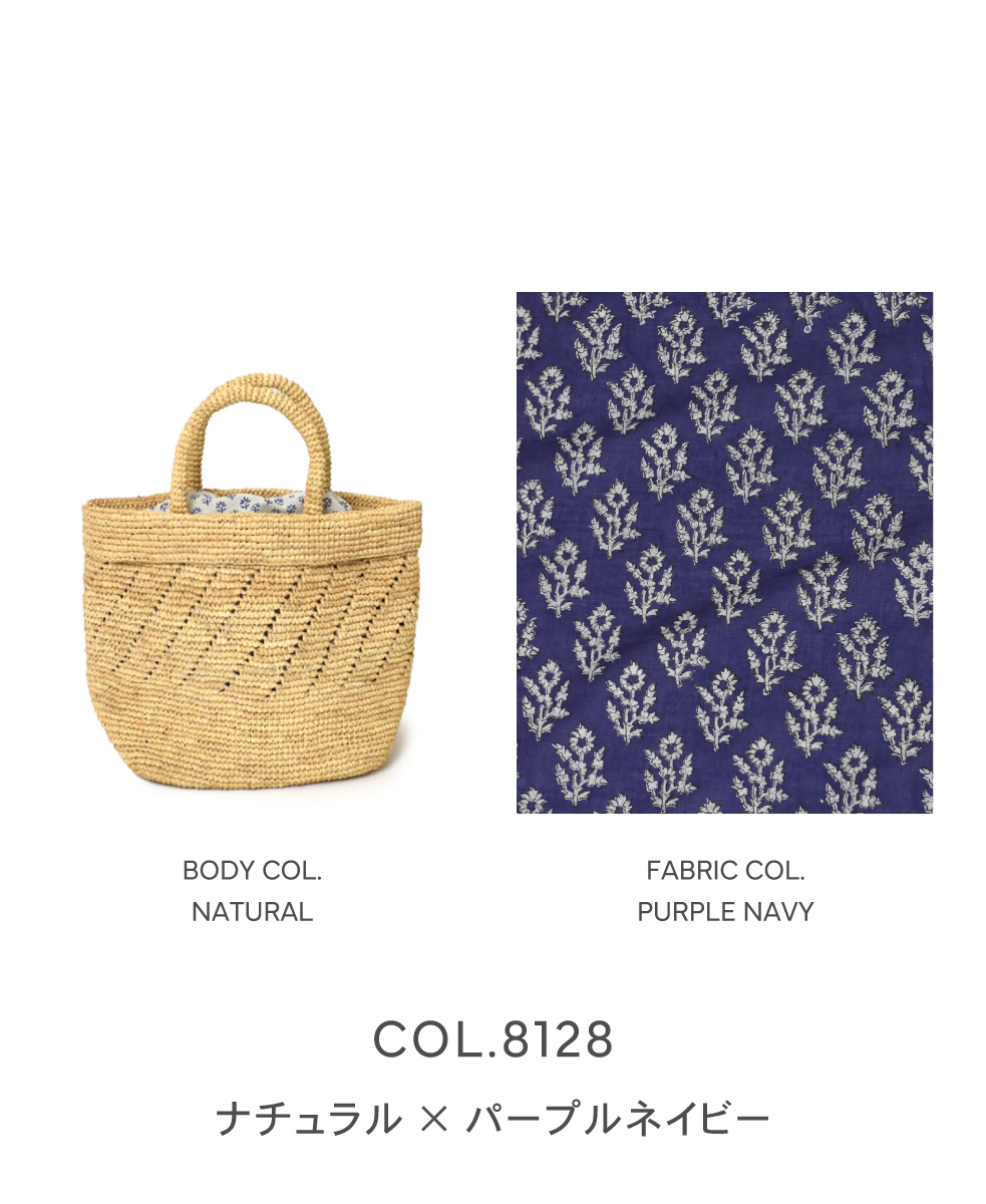 ●ANMDS2301 (バッグ) RAFFIA M BAG (COMBI)