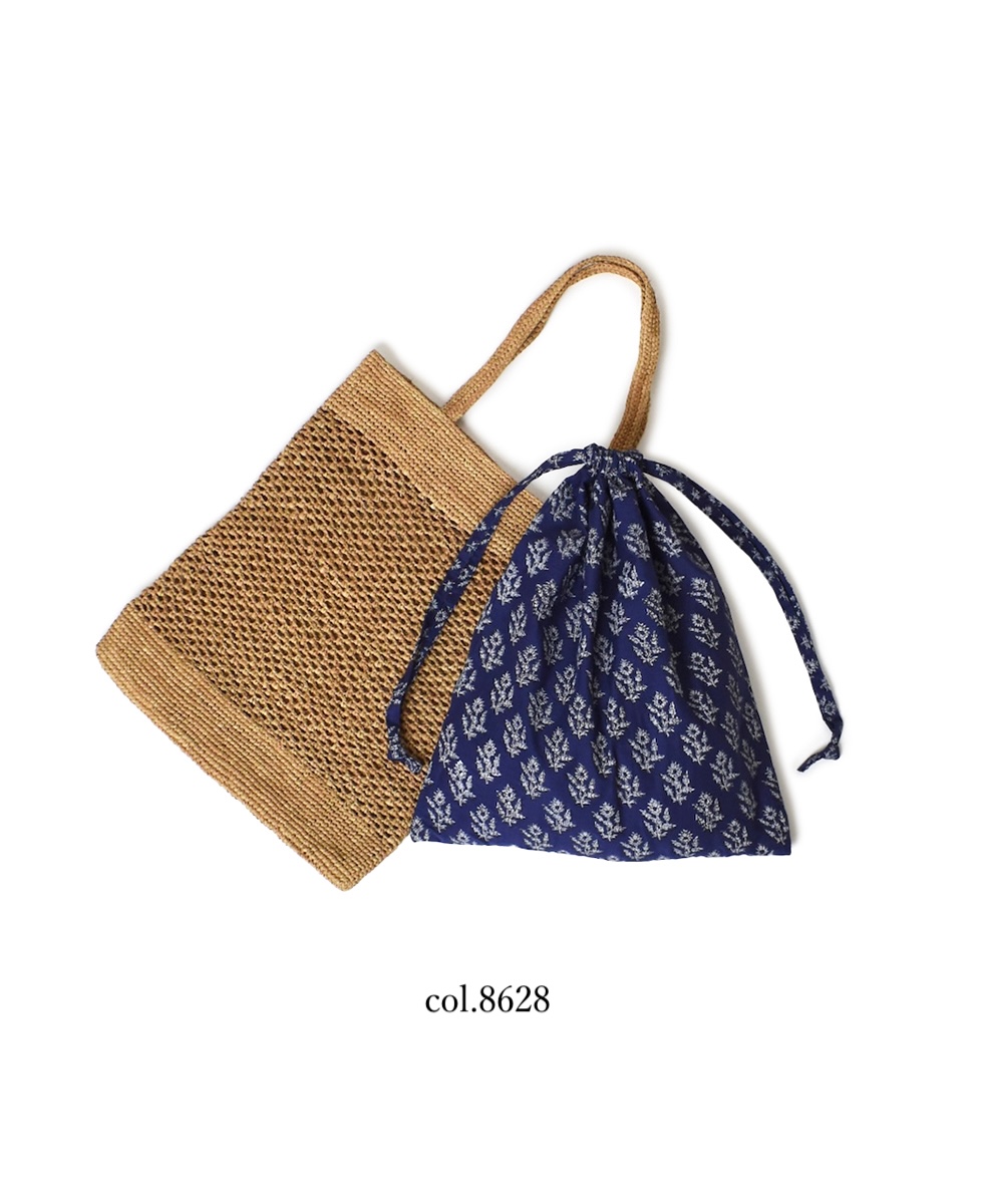 ANMDS2401(バッグ) RAFFIA TOTE BAG