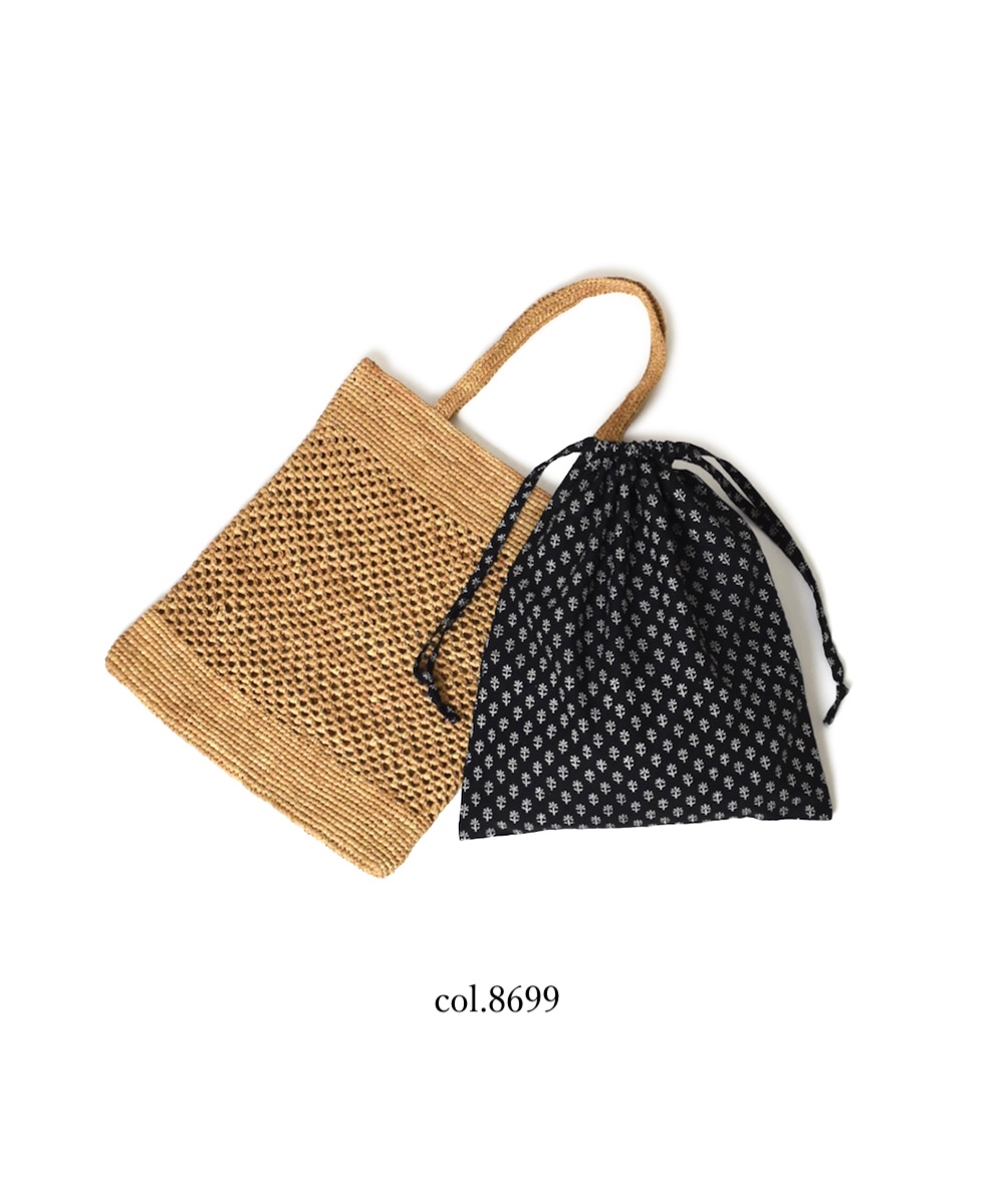 ANMDS2401(バッグ) RAFFIA TOTE BAG