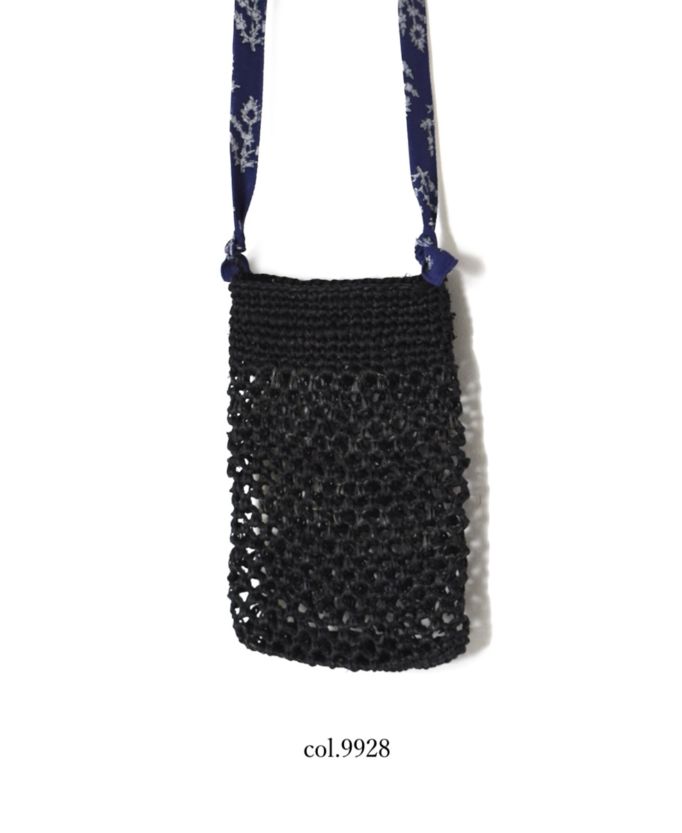 ANMDS2402(バッグ) RAFFIA PHONE HOLDER BAG