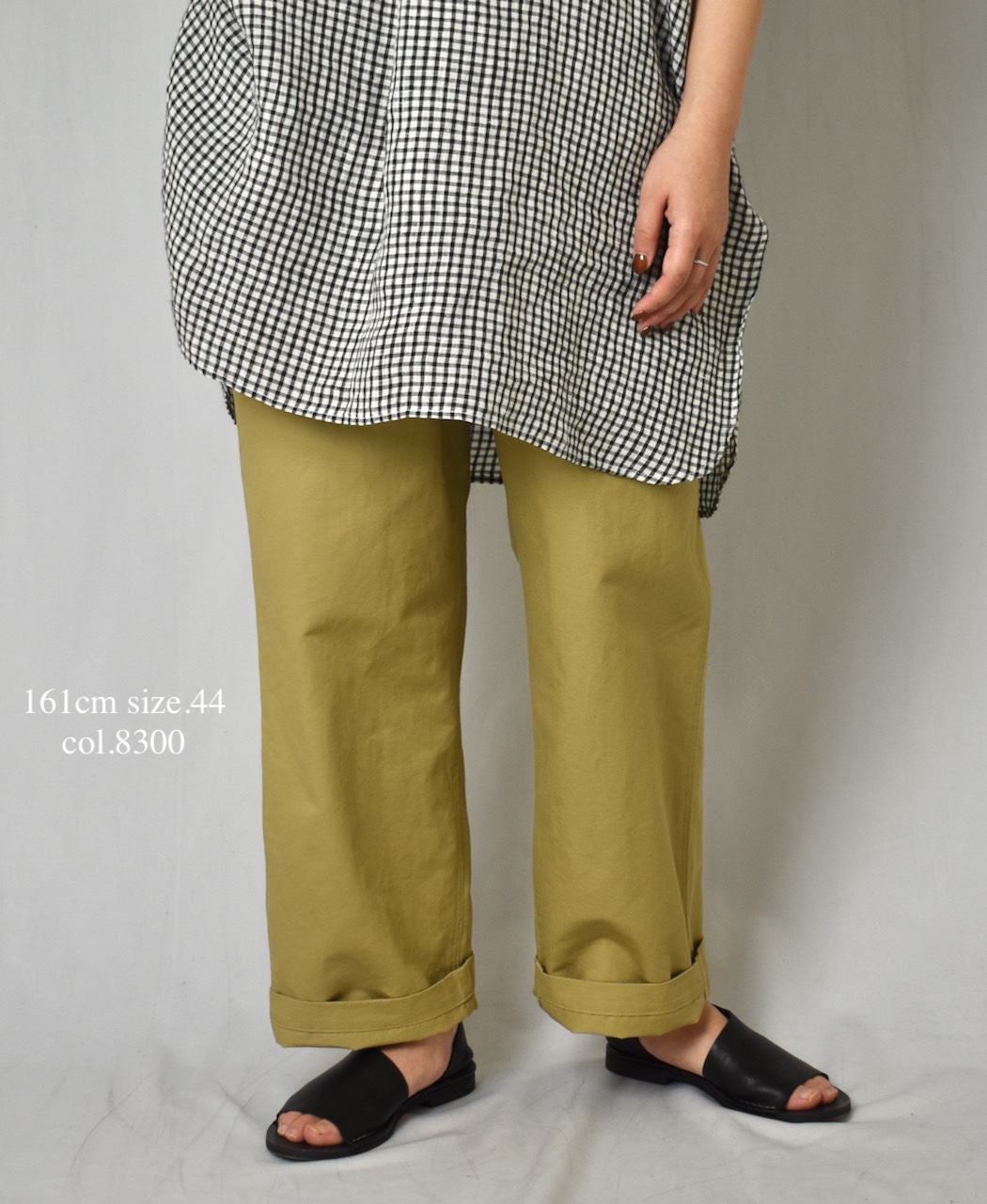GNHT2451CL(パンツ) COTTON/LINEN KERSEY BAKER PANTS