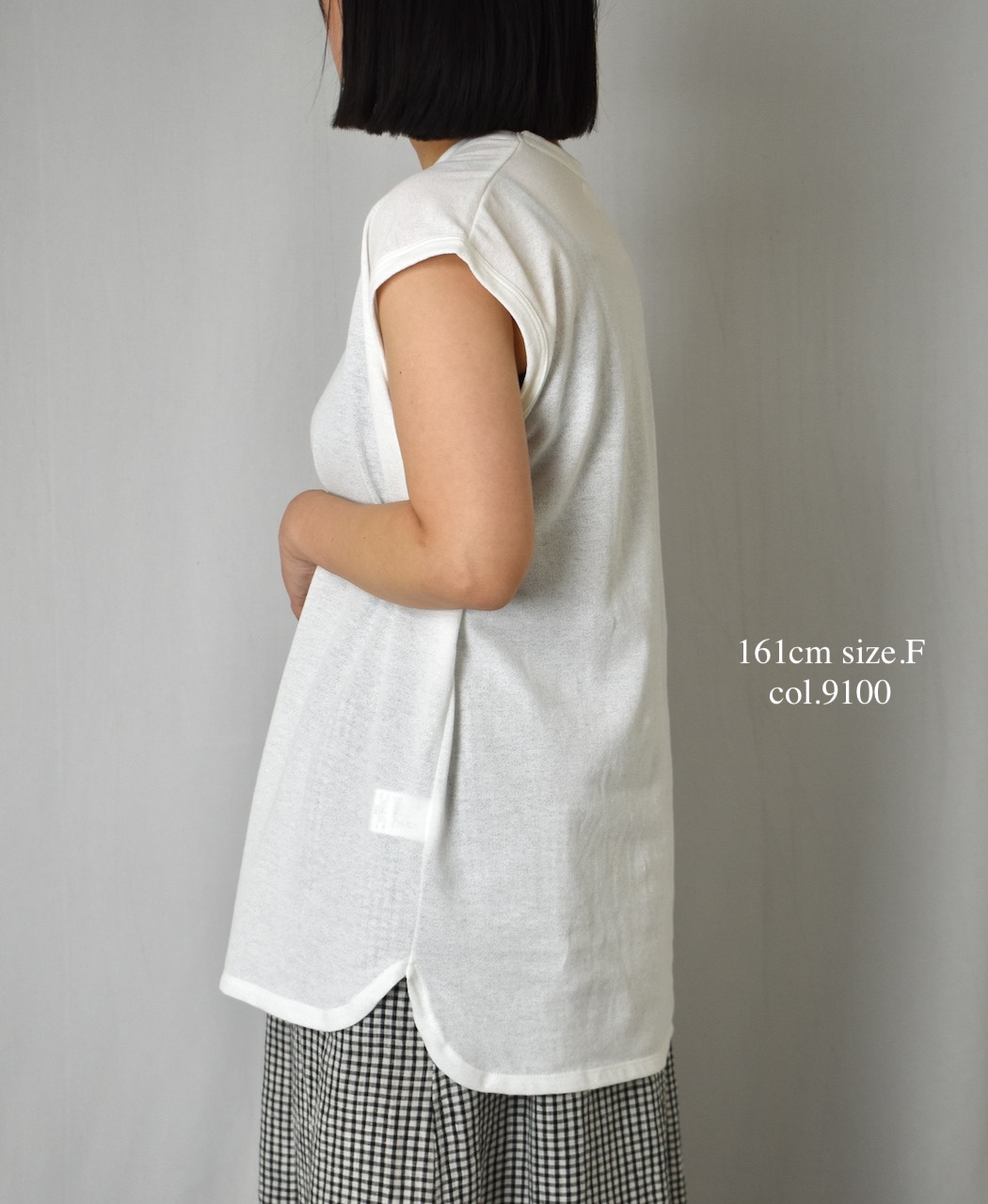 GNSL25053(Tシャツ) GEORETTE JERSEY FRENCH/SL LONG SHIRT